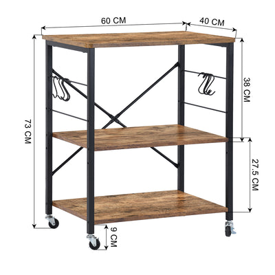 Estantes de Cocina Comedor Icic Madera H1549